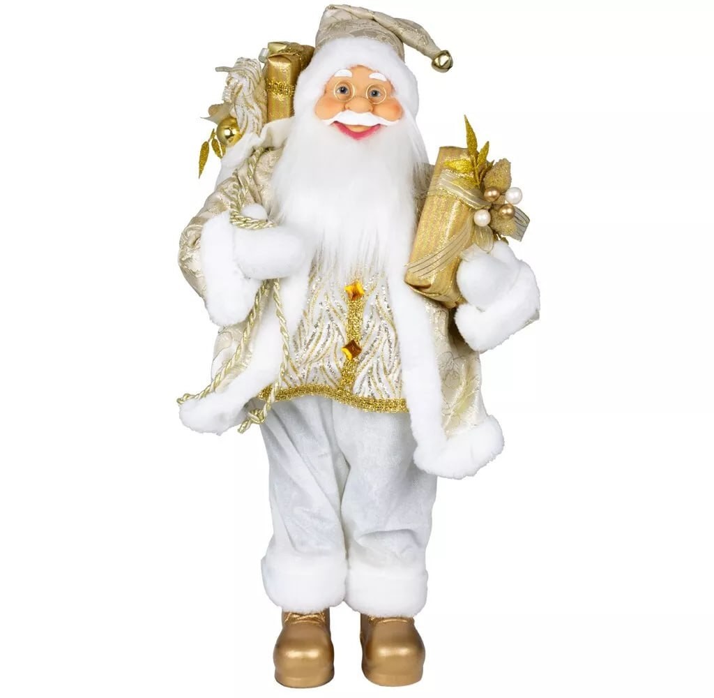 Santa figure Santa with gift bag plush 60 cm large decoration Fredrik