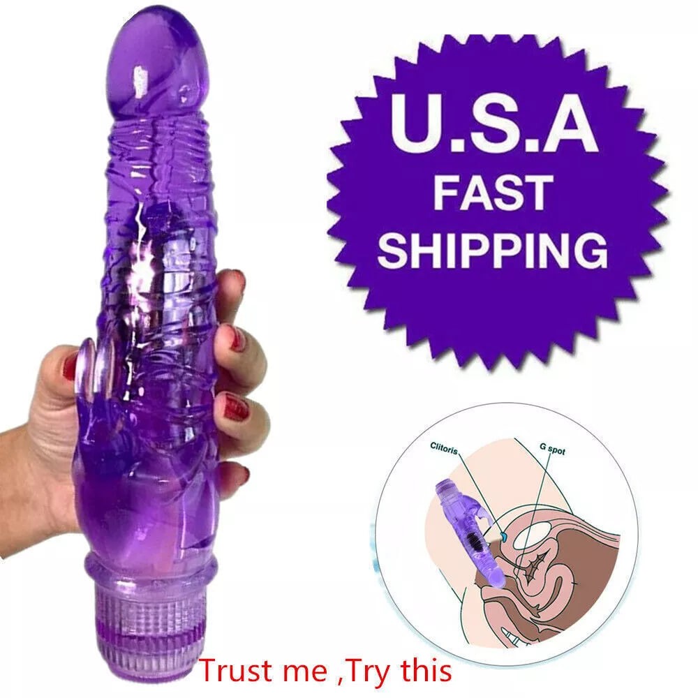 Vibrador de varias velocidades G-Spot Dildo Rabbit Female Adult Sex Toy Masajeador a prueba de agua