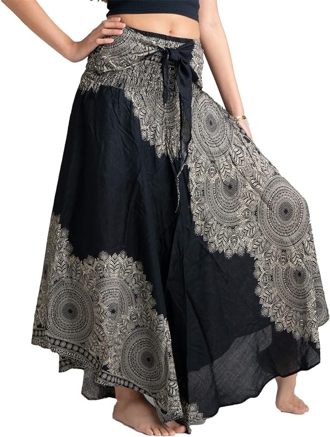 Long Skirts for Women Maxi Boho Skirt Floral Print