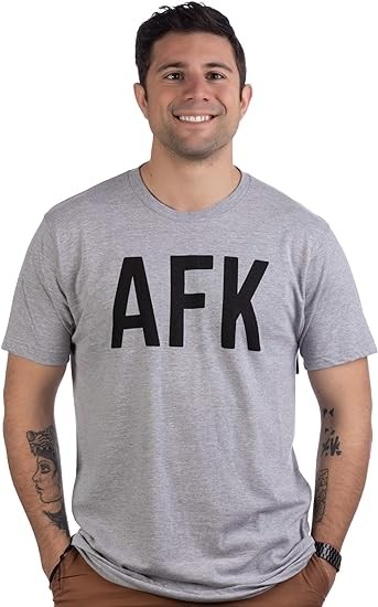 AFK | Away from Keyboard, Funny Video Gamer Gaming Player Men Women Joke T-Shirt