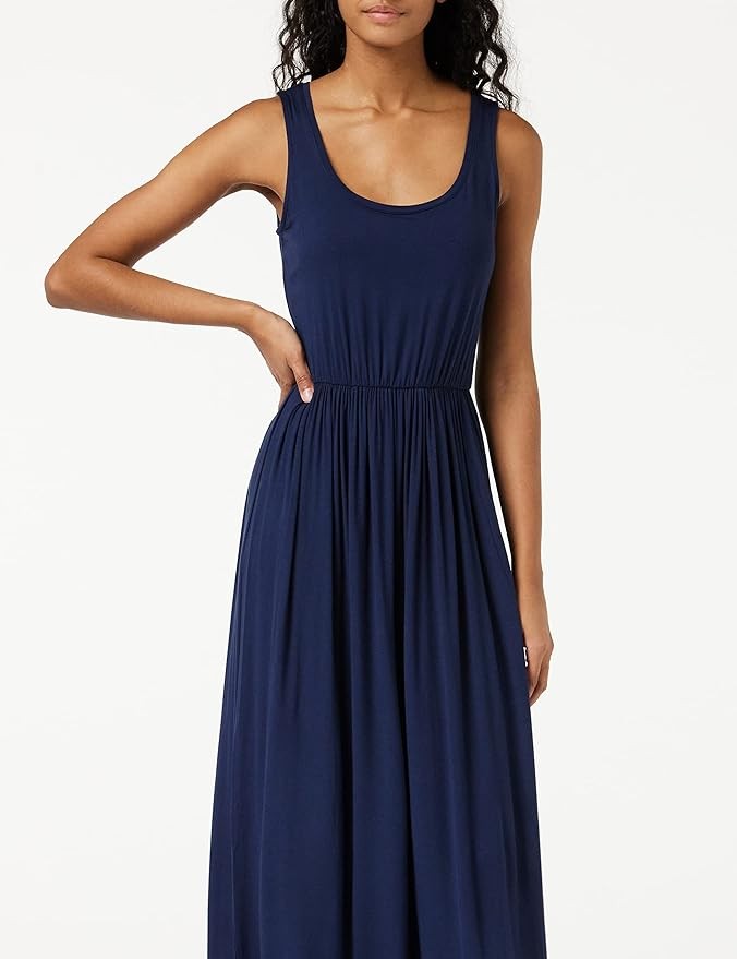 Amazon Essentials Women's Tank Waisted Maxi Dress (Available in Plus Size)
