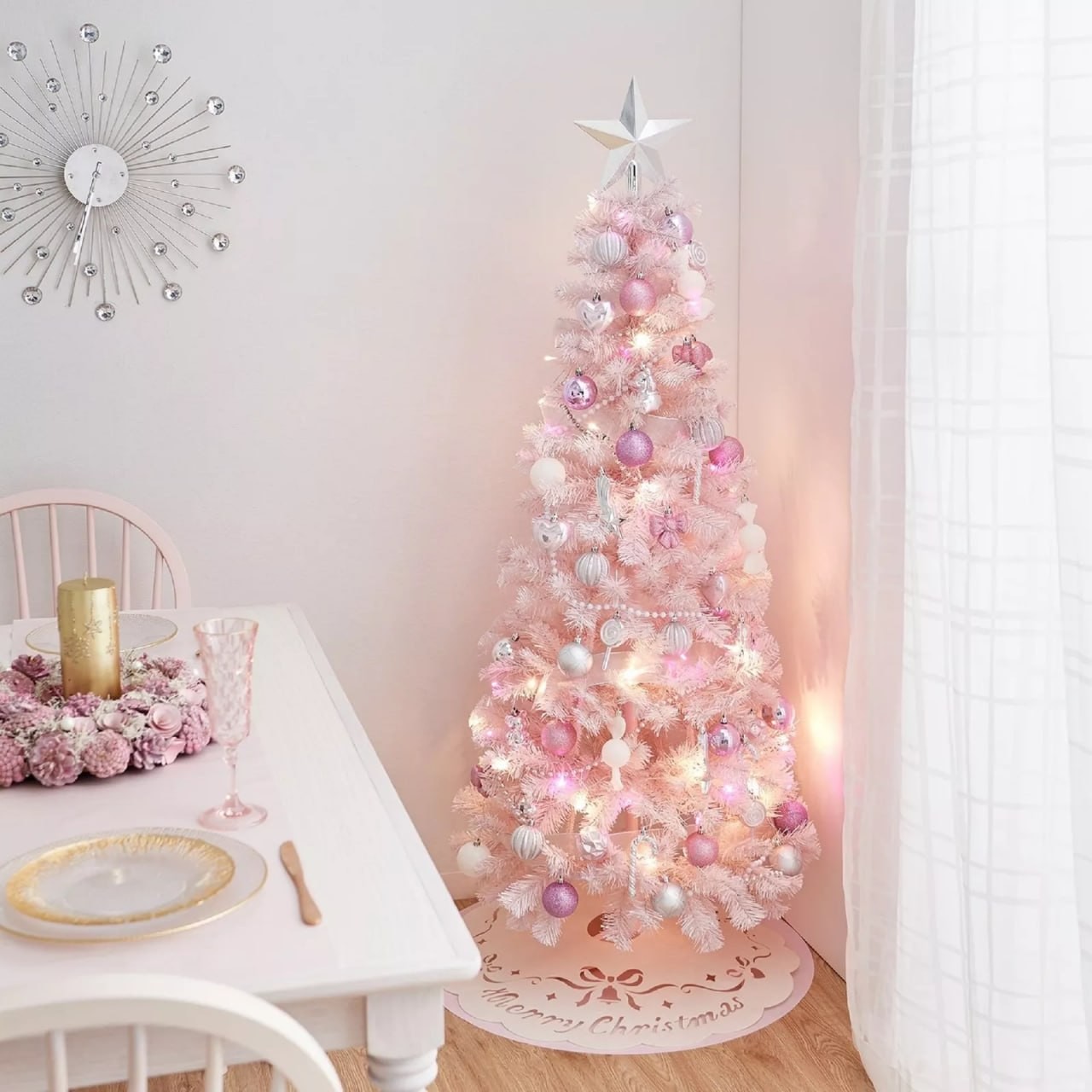 Christmas Tree Starter Set 150cm Pink Franc Franc Limited Japan