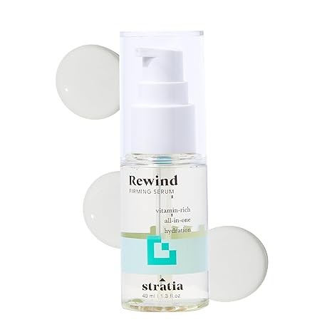 Stratia Rewind | Firming & Hydrating Serum to Hydrate and Fade Hyperpigmentation | DMAE, Niacinamide & Hyaluronic Acid | 1.3 Fl Oz
